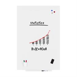 Whiteboard tavle uden ramme 75 x 115 cm.